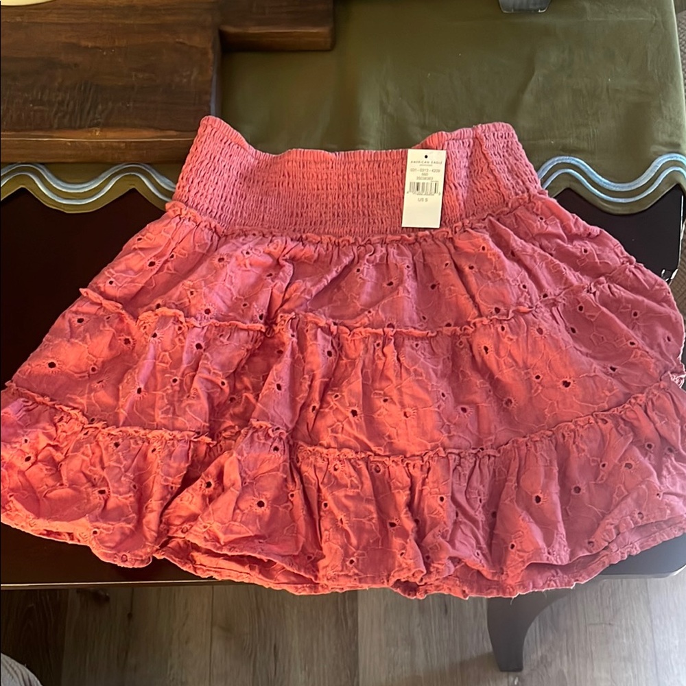 Pink Ruffled Skirt